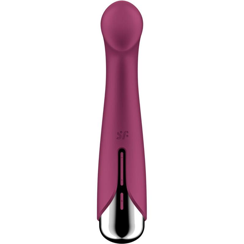 SATISFYER - SPINNING G-SPORT 1 VIBRADOR ROTADOR ROJO - Optelum