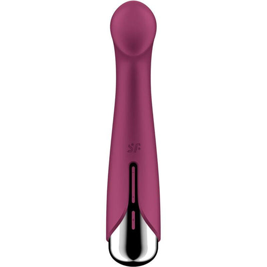 SATISFYER - SPINNING G-SPORT 1 VIBRADOR ROTADOR ROJO - Optelum
