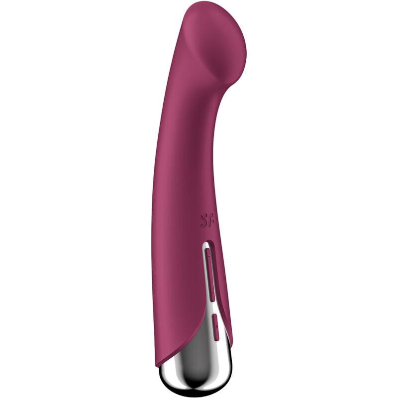 SATISFYER - SPINNING G-SPORT 1 VIBRADOR ROTADOR ROJO - Optelum