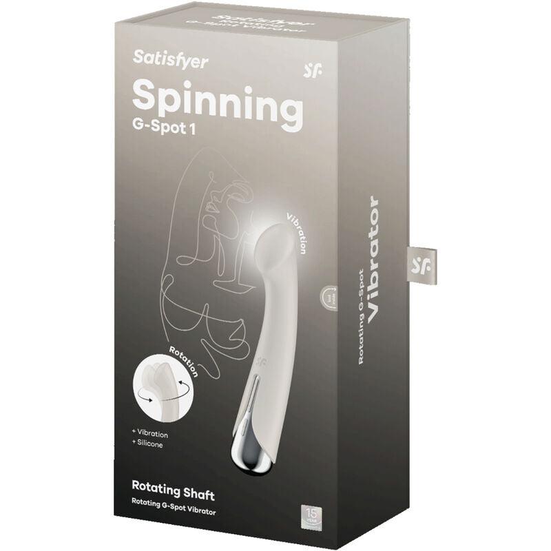 SATISFYER - SPINNING G-SPORT 1 VIBRADOR ROTADOR ROJO - Optelum