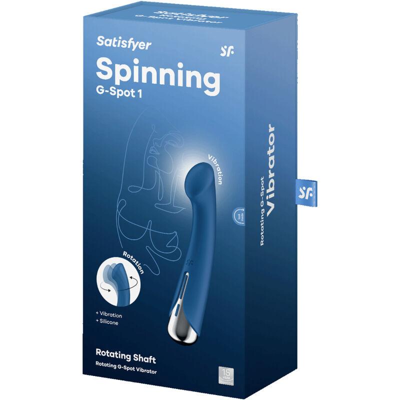 SATISFYER - SPINNING G-SPORT 1 VIBRADOR ROTADOR ROJO - Optelum