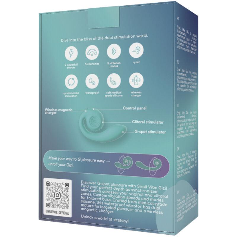 SNAIL VIBE - GIZI ESTIMULADOR DUAL ROSA - Optelum