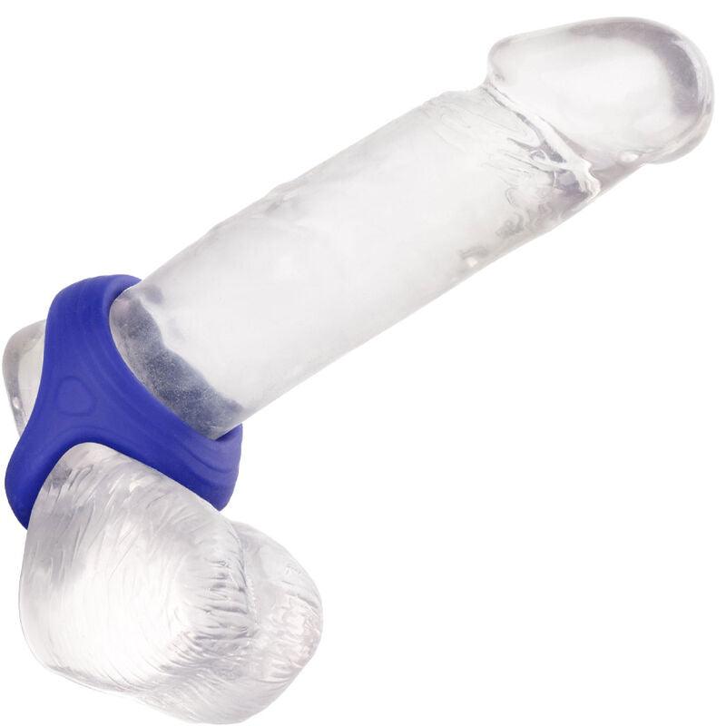 CALEXOTICS - ADMIRAL COCK BALL DOBLE ANILLO AZUL - Optelum