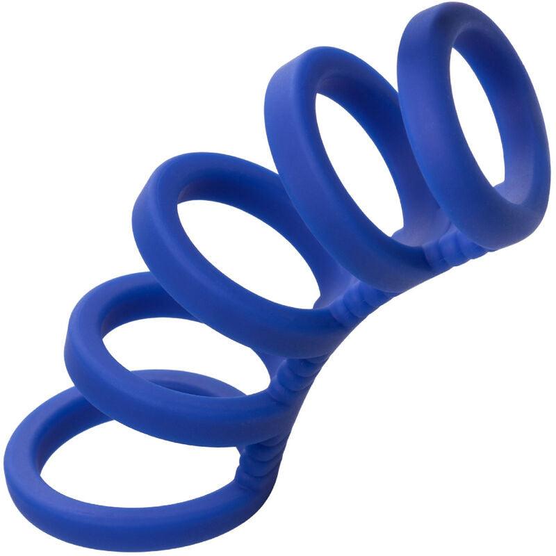 CALEXOTICS - ADMIRAL JAULA XTREME PARA PENE AZUL - Optelum