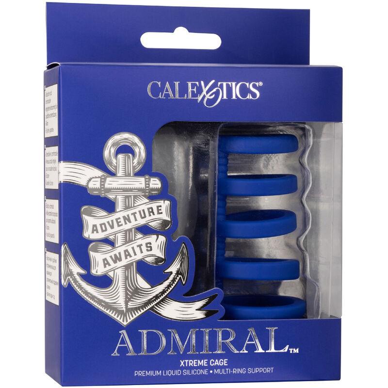 CALEXOTICS - ADMIRAL JAULA XTREME PARA PENE AZUL - Optelum