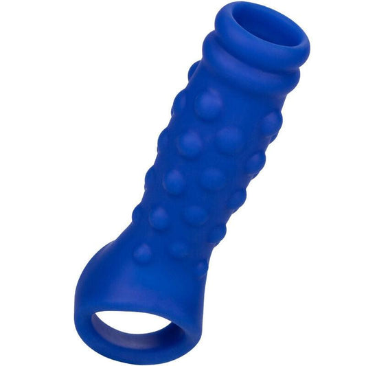 CALEXOTICS - ADMIRAL BEADED FUNDA PENE SILICONA LÍQUIDA AZUL - Optelum