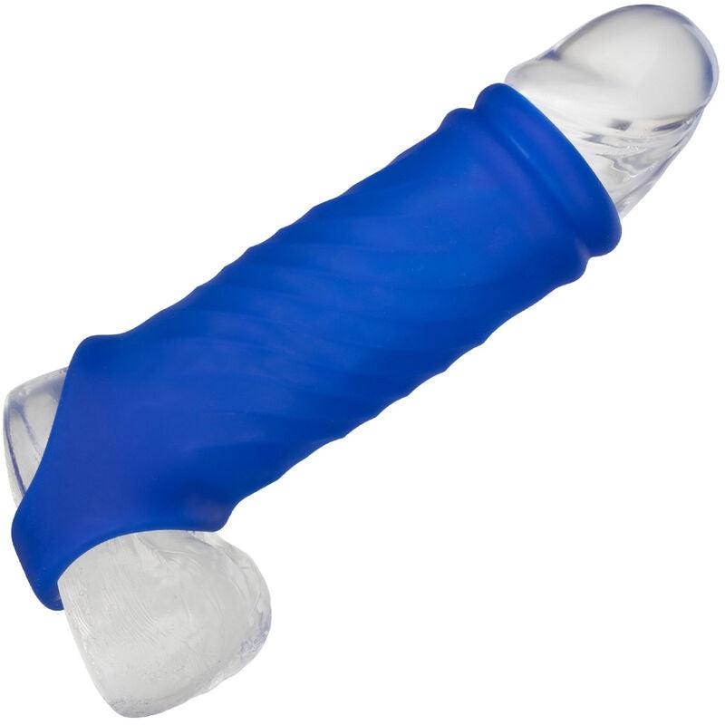 CALEXOTICS - ADMIRAL WAVE FUNDA PENE SILICONA LÍQUIDA AZUL - Optelum