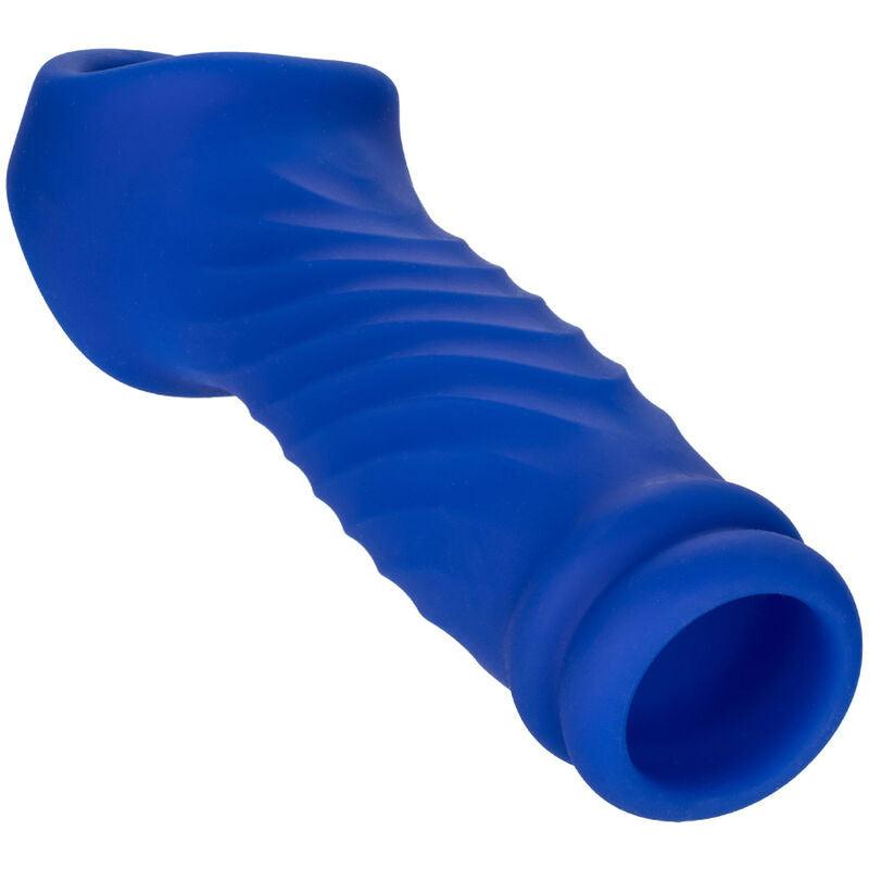 CALEXOTICS - ADMIRAL WAVE FUNDA PENE SILICONA LÍQUIDA AZUL - Optelum