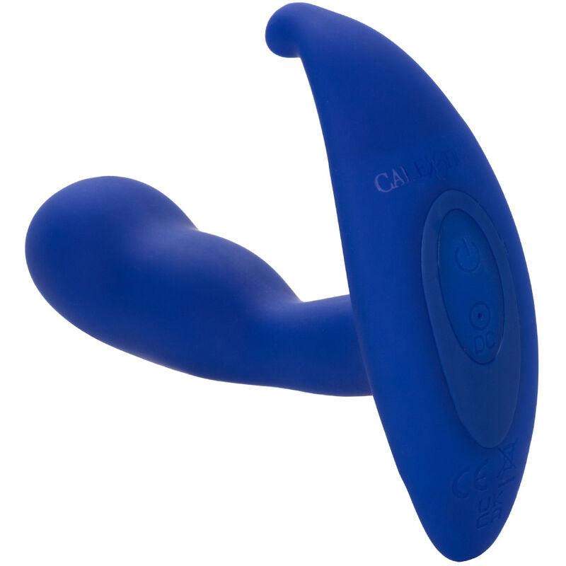 CALEXOTICS - ADMIRAL CURVED ESTIMULADOR & VIBRADOR ANAL AZUL - Optelum