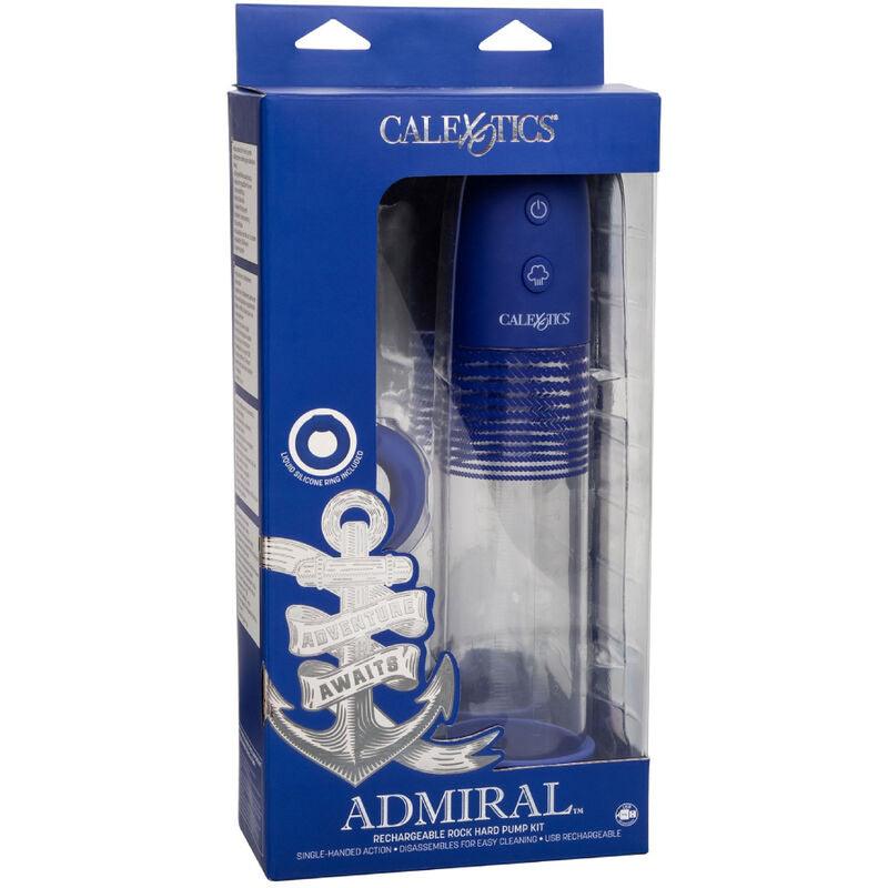 CALEXOTICS - ADMIRAL KIT BOMBA DE ERECCION RECARGABLE - Optelum