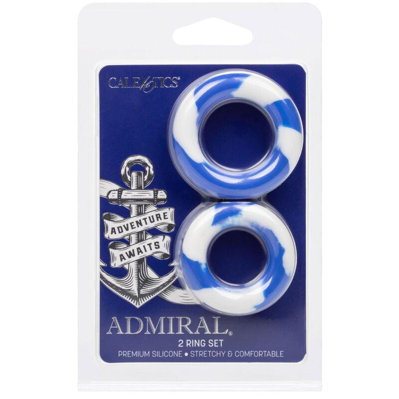 CALEXOTICS - ADMIRAL SET 2 ANILLOS PARA PENE - Optelum