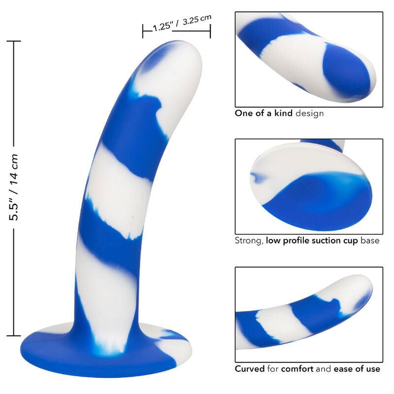 CALEXOTICS - ADMIRAL SWIRL DILDO FLEXIBLE - Optelum