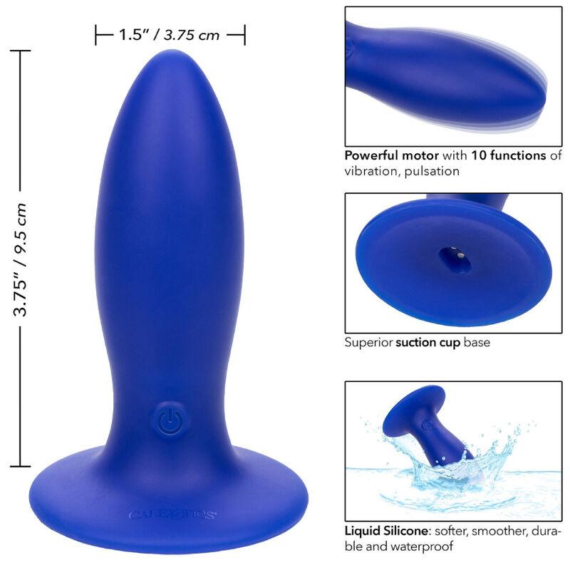 CALEXOTICS - ADMIRAL TORPEDO PLUG ANAL VIBRADOR AZUL - Optelum