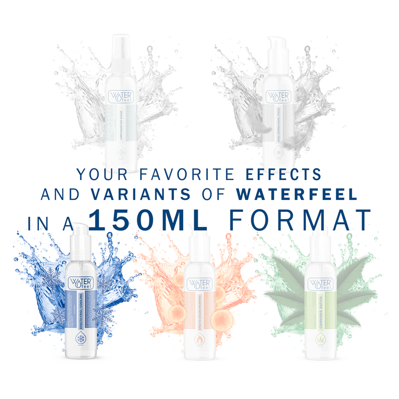 WATERFEEL - LUBRICANTE EFECTO FRIO 150 ML - Optelum