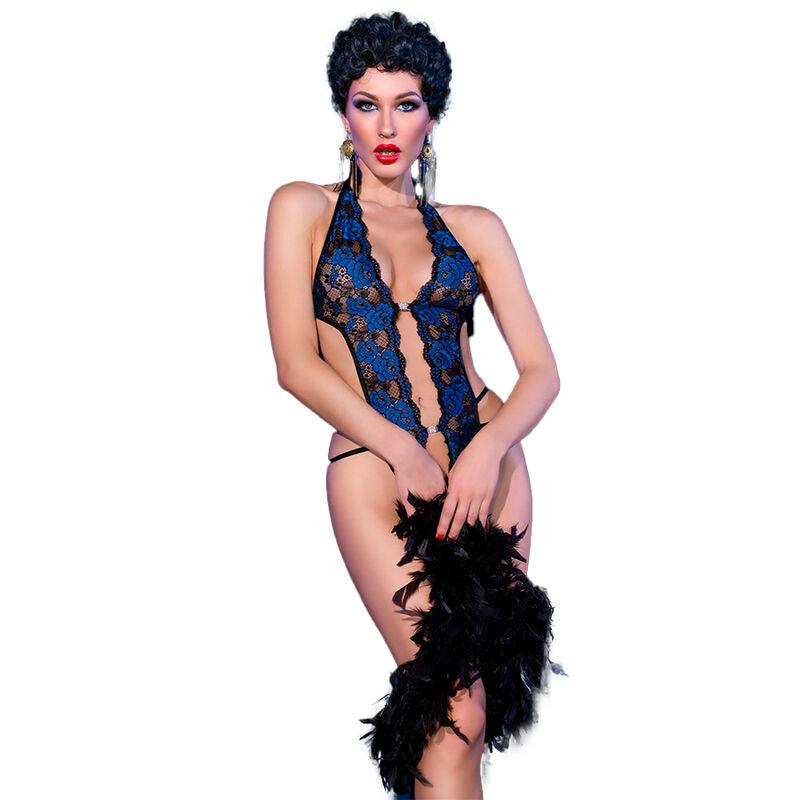 CHILIROSE - CR 4479 BODY CROTCHLESS AZUL S/M - Optelum