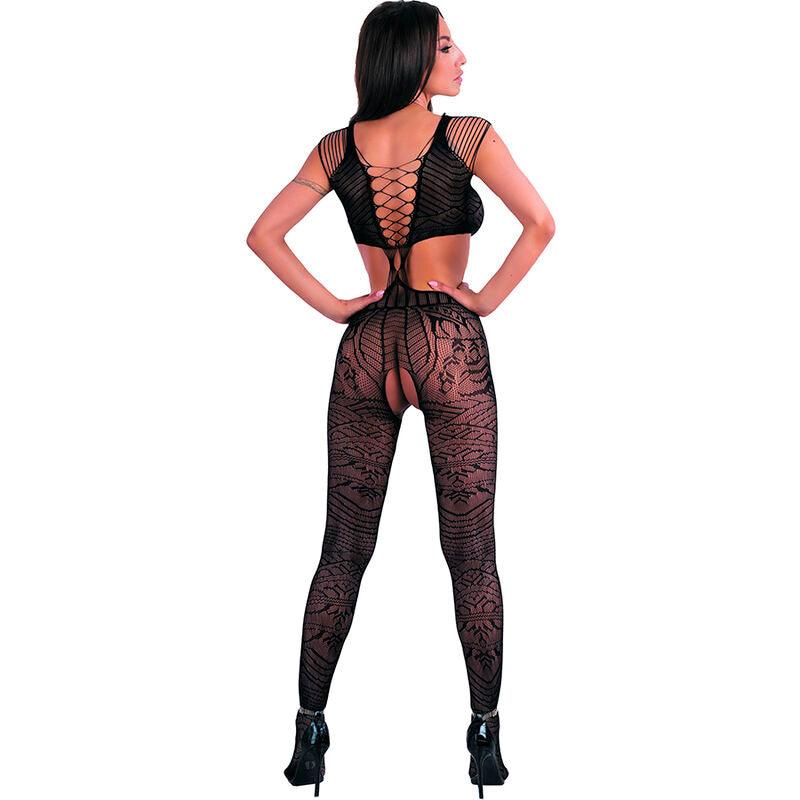 LIVCO CORSETTI FASHION - BODYSTOCKING TUBIANA NEGRO TALLA ÚNICA - Optelum