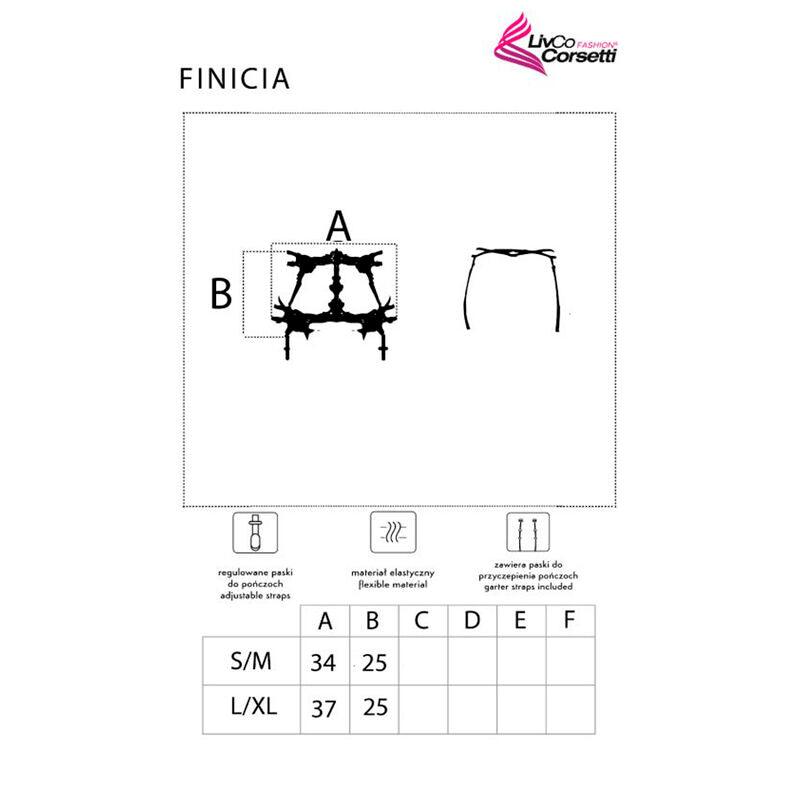 LIVCO CORSETTI FASHION - FINICIA LC90724 LIGUERO NEGRO L/XL - Optelum