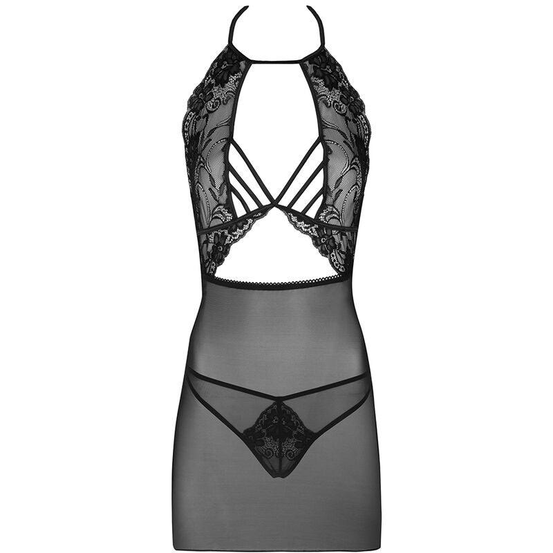 LIVCO CORSETTI FASHION - MALVIAMI LC 90625 FALDA + PANTY NEGRO L/XL - Optelum