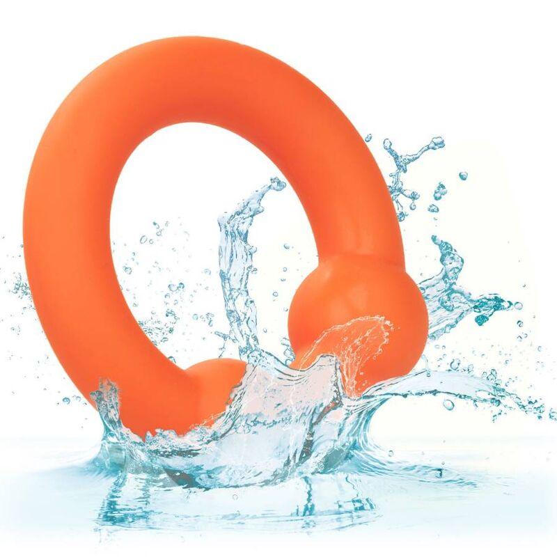 CALEXOTICS - ALPHA ANILLO DOBLE BOLA NARANJA - Optelum