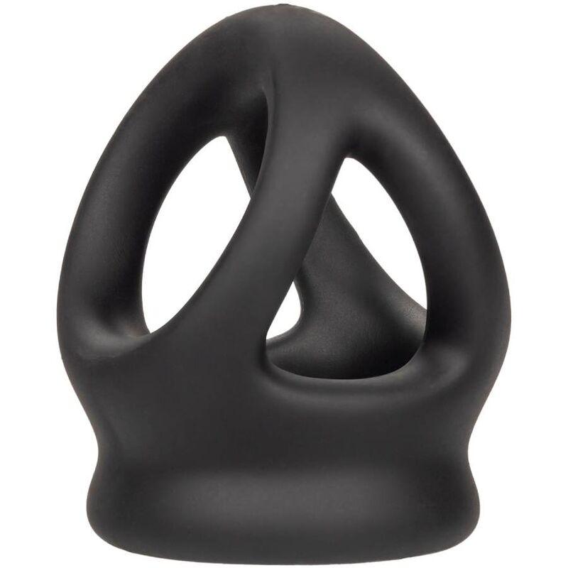 CALEXOTICS - ALPHA ANILLO DE JAULA DOBLE NEGRO - Optelum