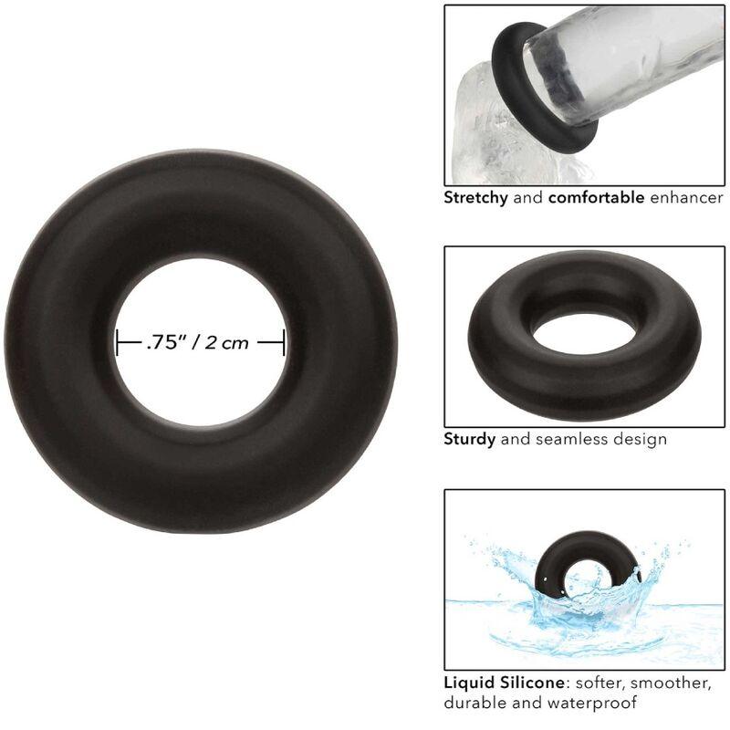 CALEXOTICS - ALPHA ANILLO PROLONG MEDIO NEGRO - Optelum