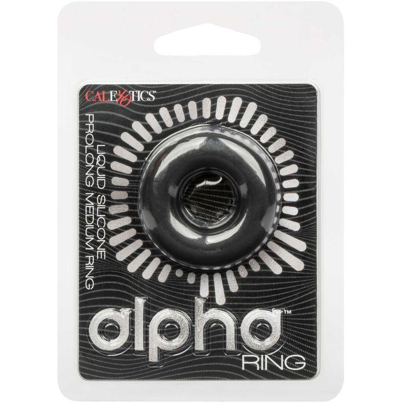 CALEXOTICS - ALPHA ANILLO PROLONG MEDIO NEGRO - Optelum
