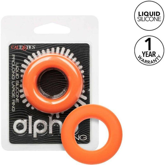 CALEXOTICS - ALPHA ANILLO PROLONG GRANDE NARANJA - Optelum