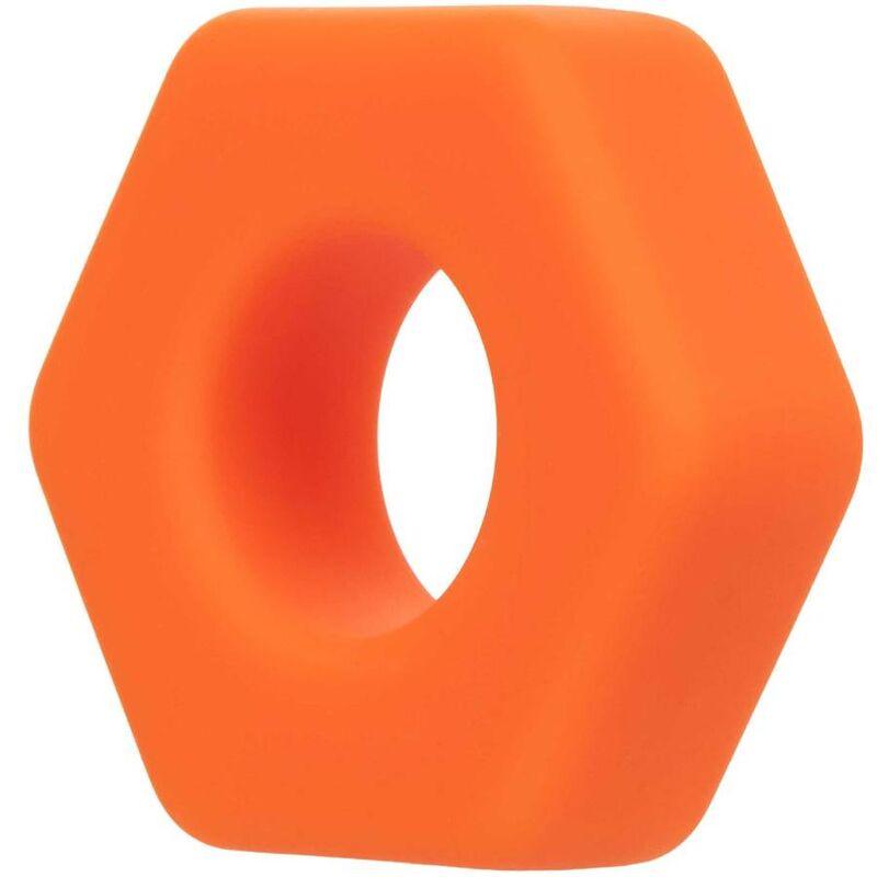 CALEXOTICS - ALPHA ANILLO PROLONG SEXGONO NARANJA - Optelum