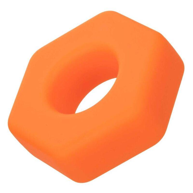 CALEXOTICS - ALPHA ANILLO PROLONG SEXGONO NARANJA - Optelum
