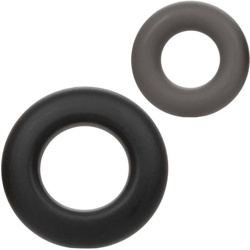 CALEXOTICS - ALPHA SET DE 2 ANILLOS PROLONG GRIS - Optelum