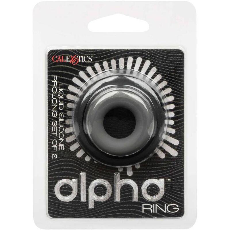 CALEXOTICS - ALPHA SET DE 2 ANILLOS PROLONG GRIS - Optelum