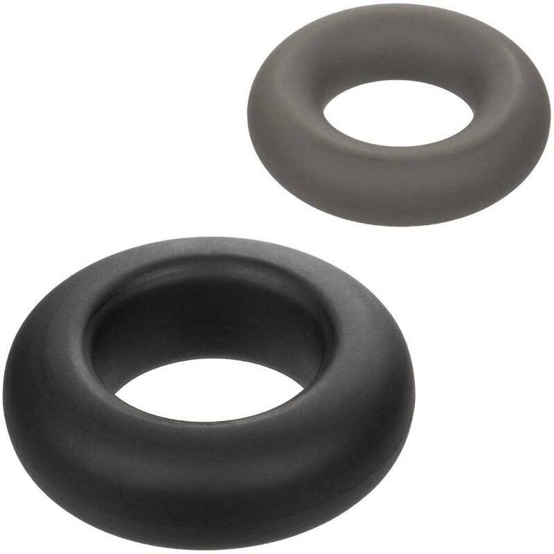 CALEXOTICS - ALPHA SET DE 2 ANILLOS PROLONG GRIS - Optelum