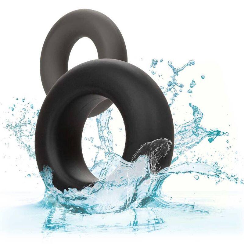 CALEXOTICS - ALPHA SET DE 2 ANILLOS PROLONG GRIS - Optelum