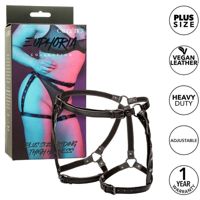 CALEXOTICS - EUPHORIA ARNÉS DE MUSLO EQUITACIÓN TALLA GRANDE - Optelum