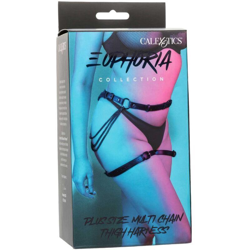 CALEXOTICS - EUPHORIA ARNÉS DE MUSLO CADENA TALLA GRANDE - Optelum