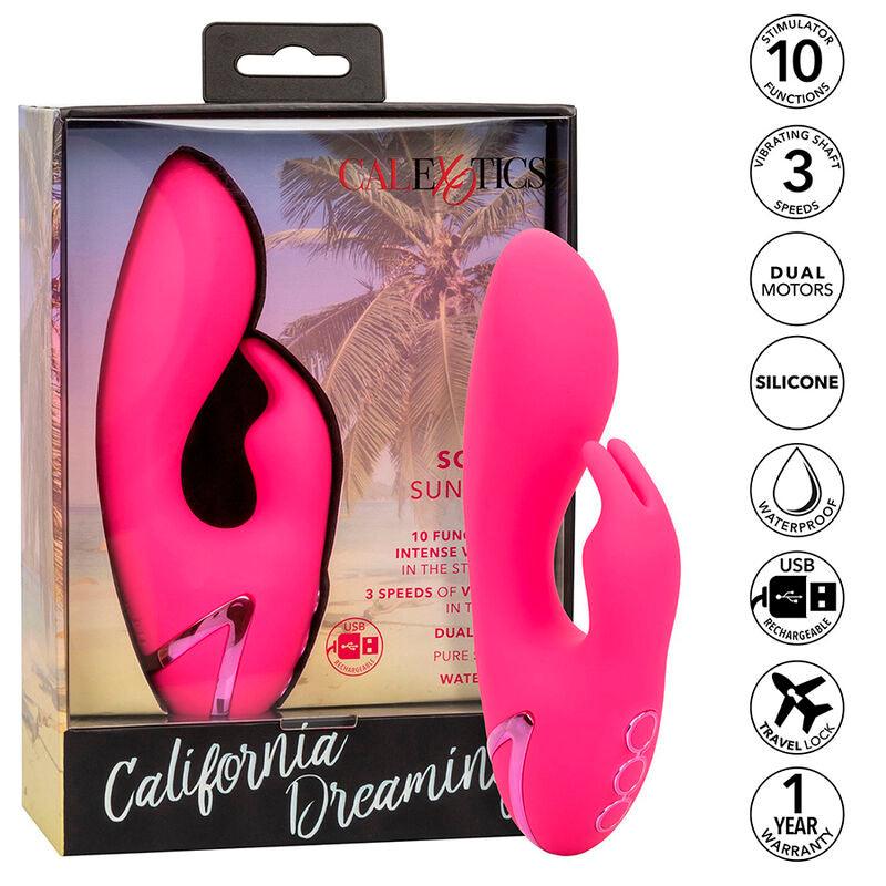 CALEXOTICS - SO. CAL SUSHINE VIBRATOR RABBIT FUCSIA BY CALIFORNIA DREAMING - Optelum