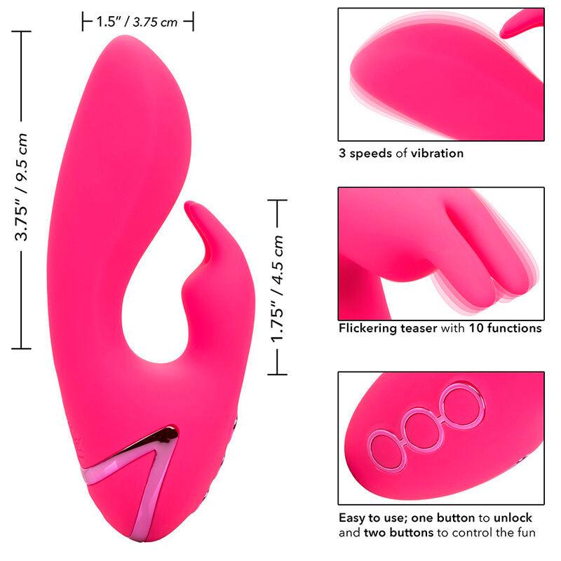 CALEXOTICS - SO. CAL SUSHINE VIBRATOR RABBIT FUCSIA BY CALIFORNIA DREAMING - Optelum