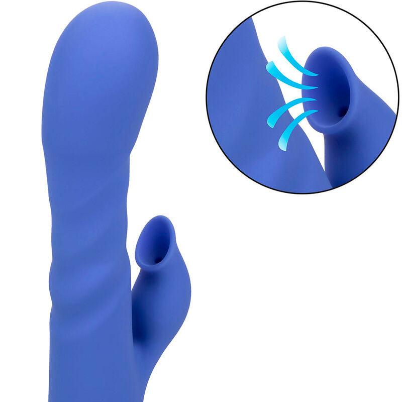 CALEXOTICS - L.A LOVE VIBRADOR & SUCCIONADOR AZUL BY CALIFORNIA DREAMING - Optelum