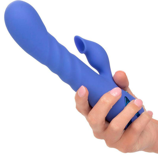 CALEXOTICS - L.A LOVE VIBRADOR & SUCCIONADOR AZUL BY CALIFORNIA DREAMING - Optelum