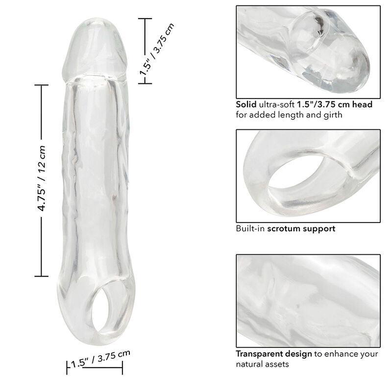 CALEXOTICS - PERFORMANCE MAXX EXTENSIÓN CLARA 6,5 TRANSPARENTE - Optelum