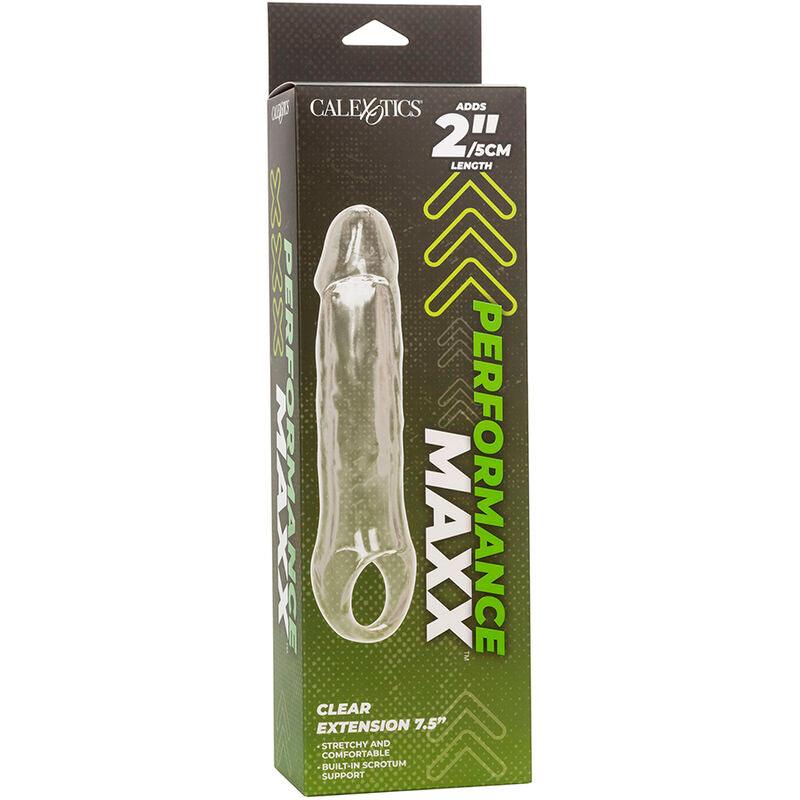 CALEXOTICS - PERFORMANCE MAXX EXTENSIÓN CLARA 7,5 TRANSPARENTE - Optelum