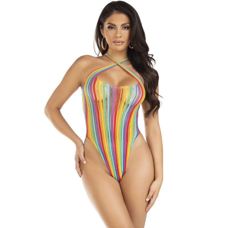 LEG AVENUE - BODY CRUZADO MULTICOLOR - Optelum