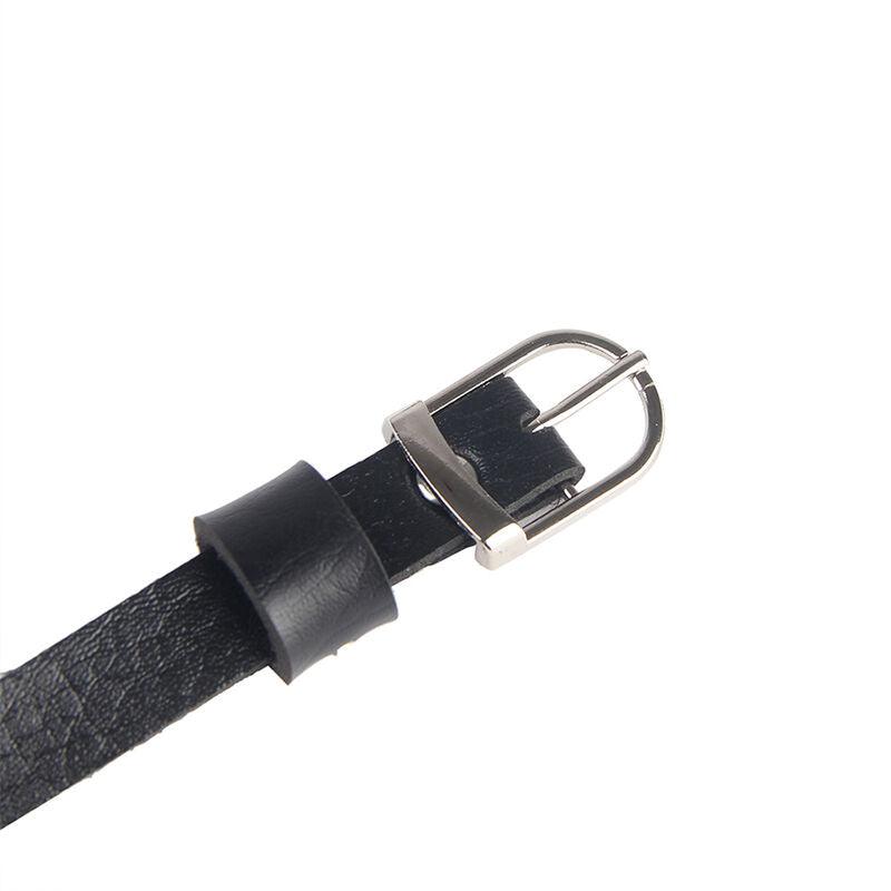 SUBBLIME - ARNÉS DE PECHO CADENAS CUERO NEGRO TALLA ÚNICA - Optelum
