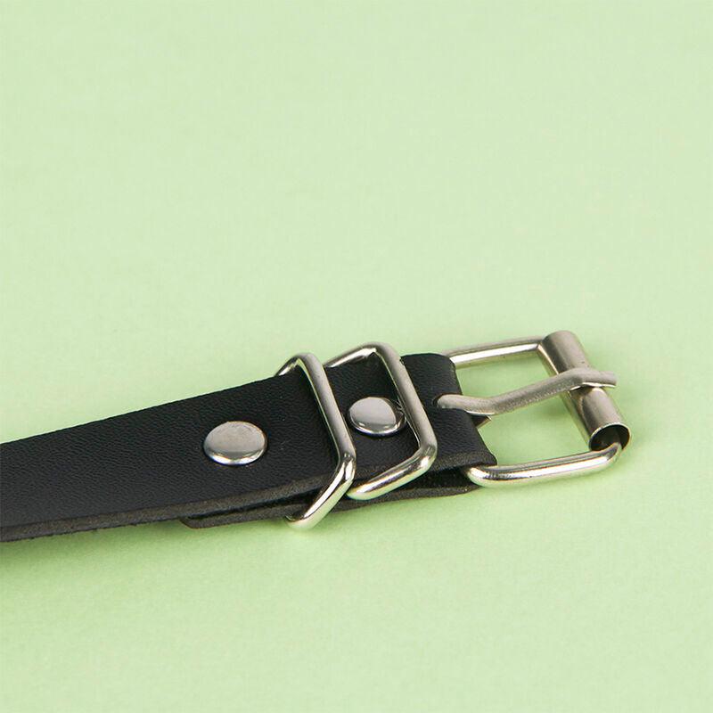 SUBBLIME - CINTURON DE CADENAS CUERO NEGRO TALLA ÚNICA - Optelum