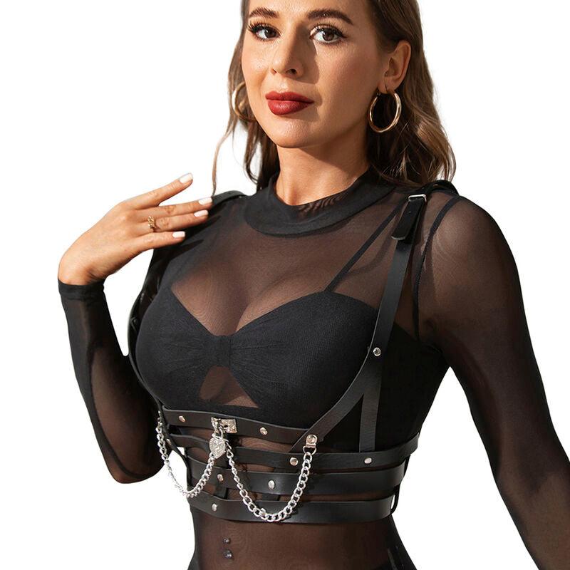 SUBBLIME - ARNÉS FORMA CORSET DETALLE CADENAS TALLA ÚNICA - Optelum