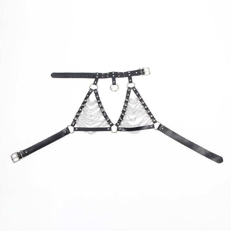 SUBBLIME - ARNÉS SUJETADOR Y COLLAR CON CADENAS TALLA ÚNICA - Optelum