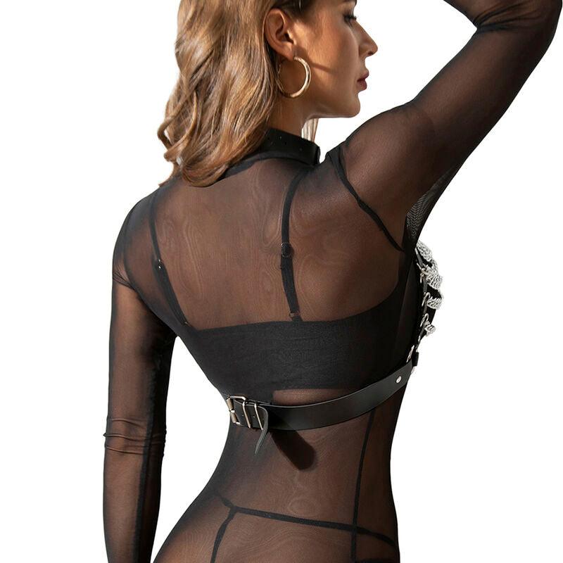 SUBBLIME - ARNÉS SUJETADOR Y COLLAR CON CADENAS TALLA ÚNICA - Optelum