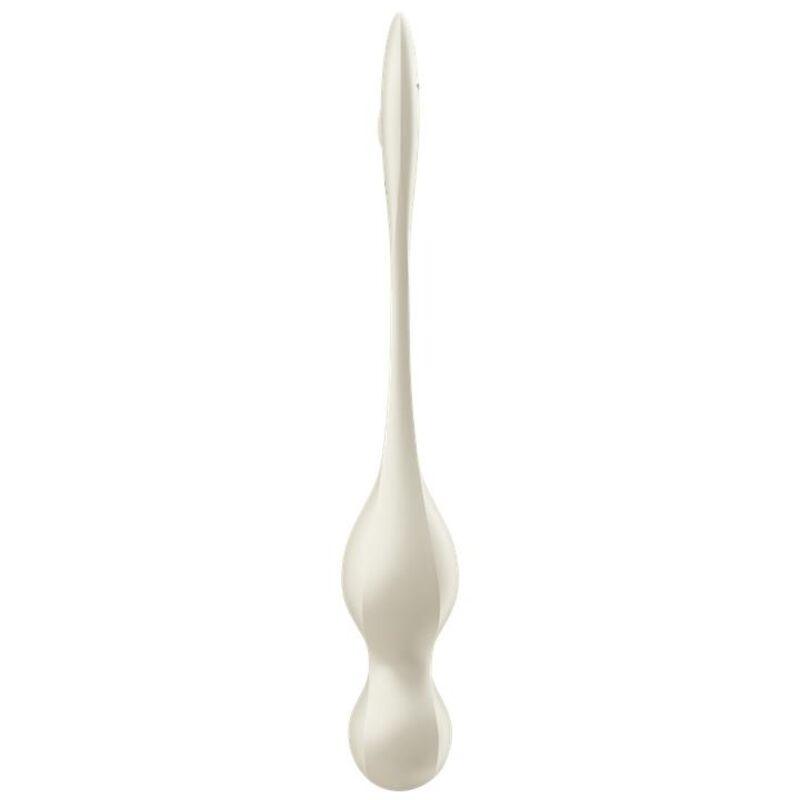SATISFYER - LOVE BIRDS BOLAS KEGEL VIBRADORAS BLANCO - Optelum