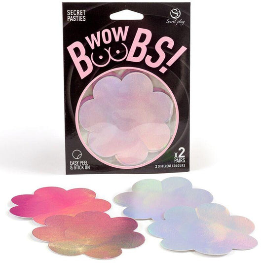 SECRET PLAY - WOW BOOBS! CUBRE PEZONES FLOR - Optelum