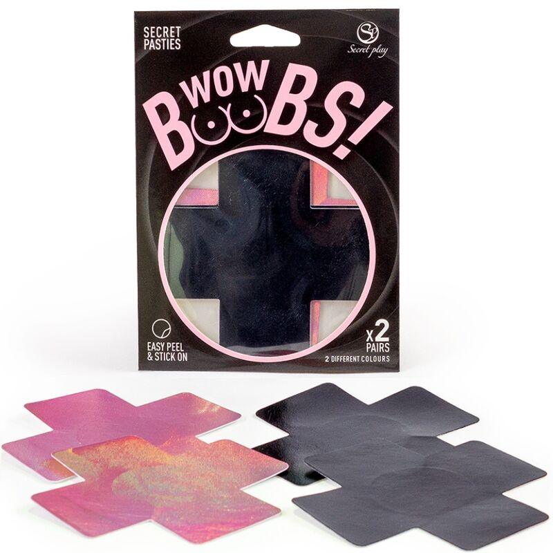 SECRET PLAY - WOW BOOBS! CUBRE PEZONES X - Optelum